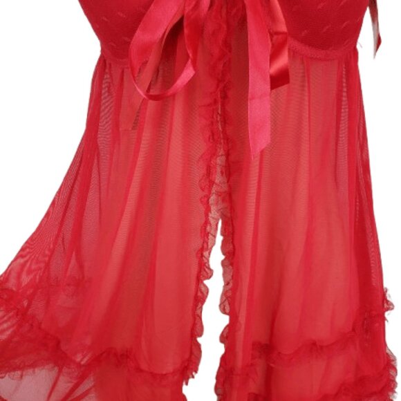 Gordman's women's red plus sleepwear size 1X - Picture 4 of 4